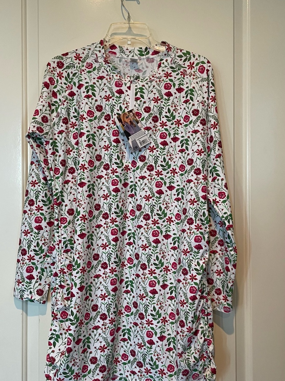 Floral Seimzip Swim Dress